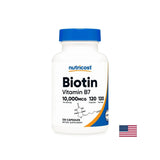 Hair, Skin and Nails - Biotin (Vitamin B7), 10000 µg x 120 capsules - Nutra Best Europe