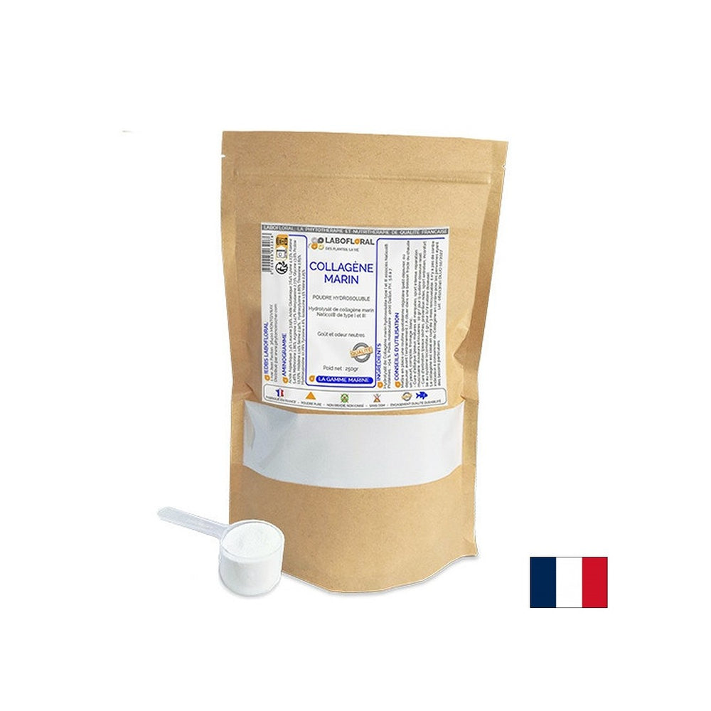 Hair, skin and healthy joints - Hydrolyzed marine collagen Naticol® (type I, III), 250 g powder - Nutra Best Europe