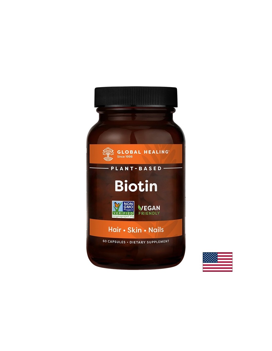Hair, Skin, Nails - Biotin, 2500 µg x 60 capsules - Nutra Best Europe