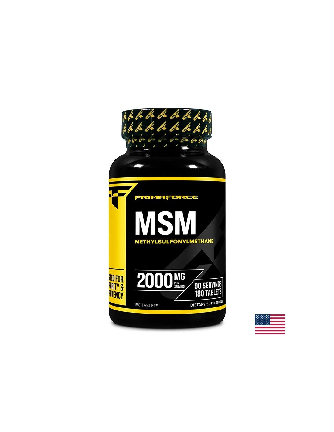 Bones and joints - MSM (Methyl-Sulfonyl-Methane), 1000 mg x 180 tablets - Nutra Best Europe