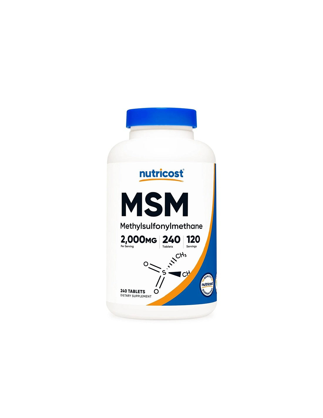 Bones and joints - MSM (methyl sulfonyl methane), 1000 mg x 240 tablets - Nutra Best Europe