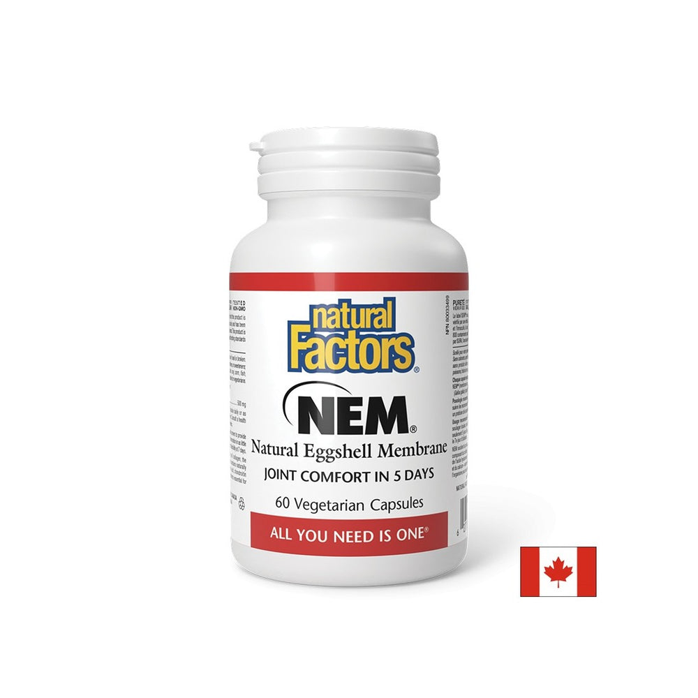 Bones and Joints - NEM Natural Egg Membrane, 500 mg x 60 V capsules - Nutra Best Europe