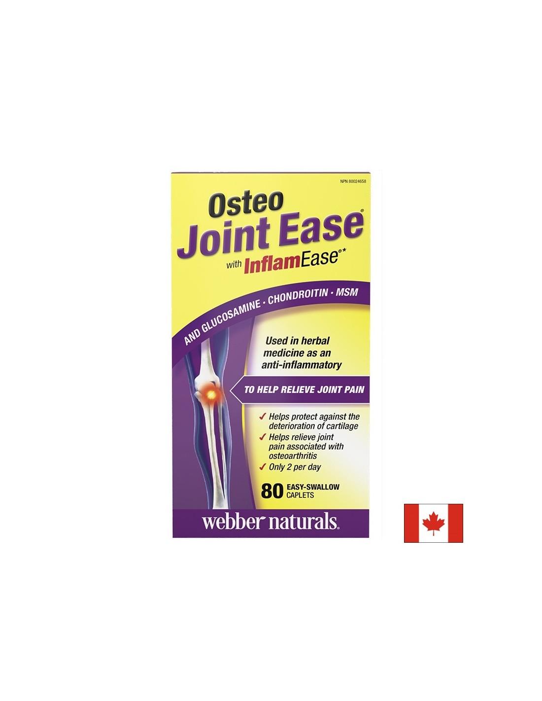 Bones and Joints - Osteo Joint, 80 caplets - Nutra Best Europe