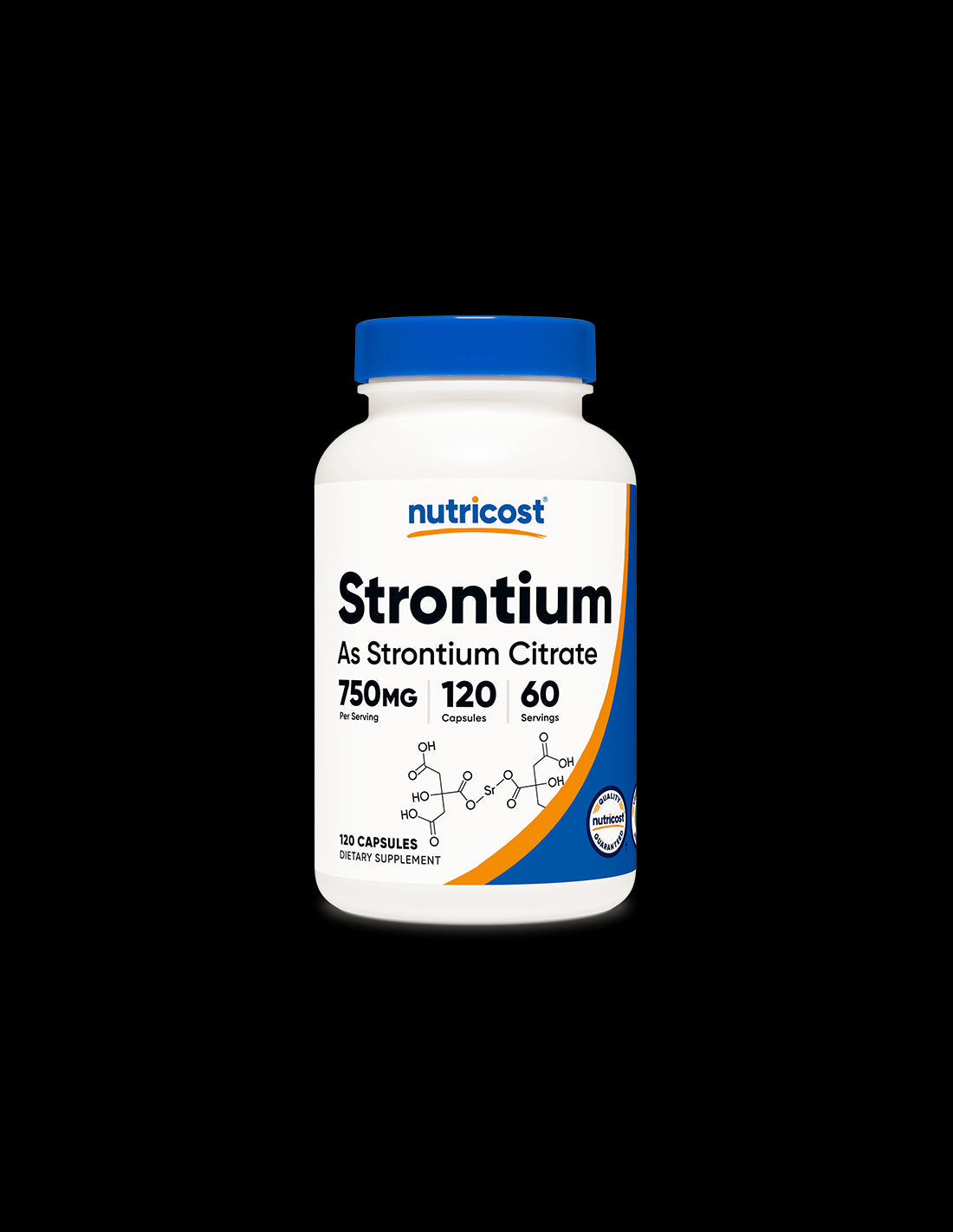 Bones and Joints - Strontium (citrate), 120 capsules Nutricost - Nutra Best Europe
