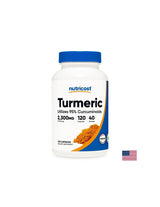 Bones and joints - Turmeric Turmeric 766 mg + Black pepper 5 mg, 120 capsules - Nutra Best Europe