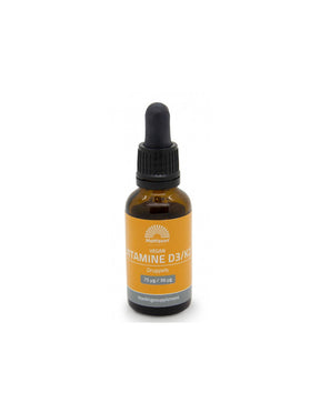 Bones and Joints - Vitamin D3 (300 IU) + K2 (3.6 µg) Vegan, 25 ml drops - Nutra Best Europe