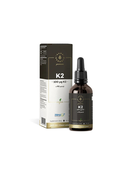 Bones and joints - Vitamin K2 (vegan formula), 50 ml drops - Nutra Best Europe