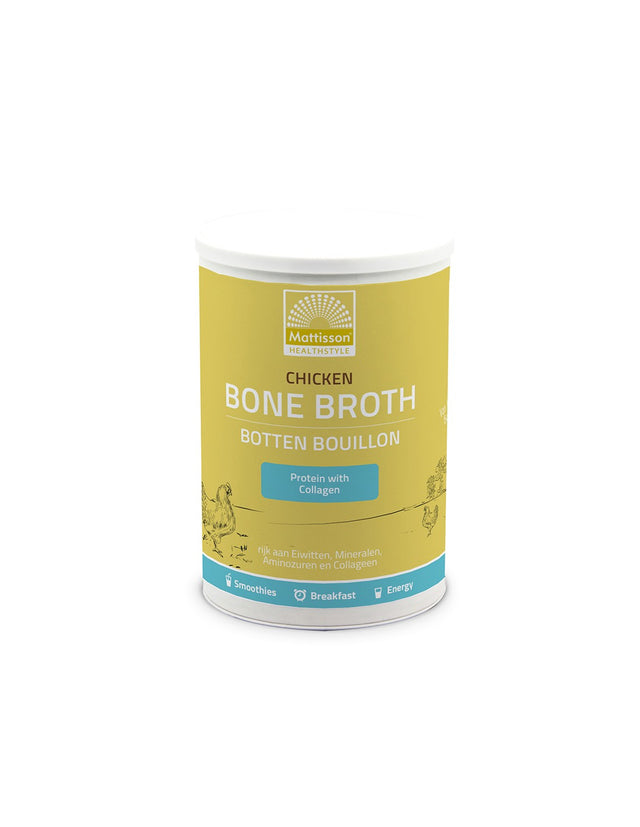 Beautiful skin and healthy joints - Chicken bone broth, 400 g powder - Nutra Best Europe
