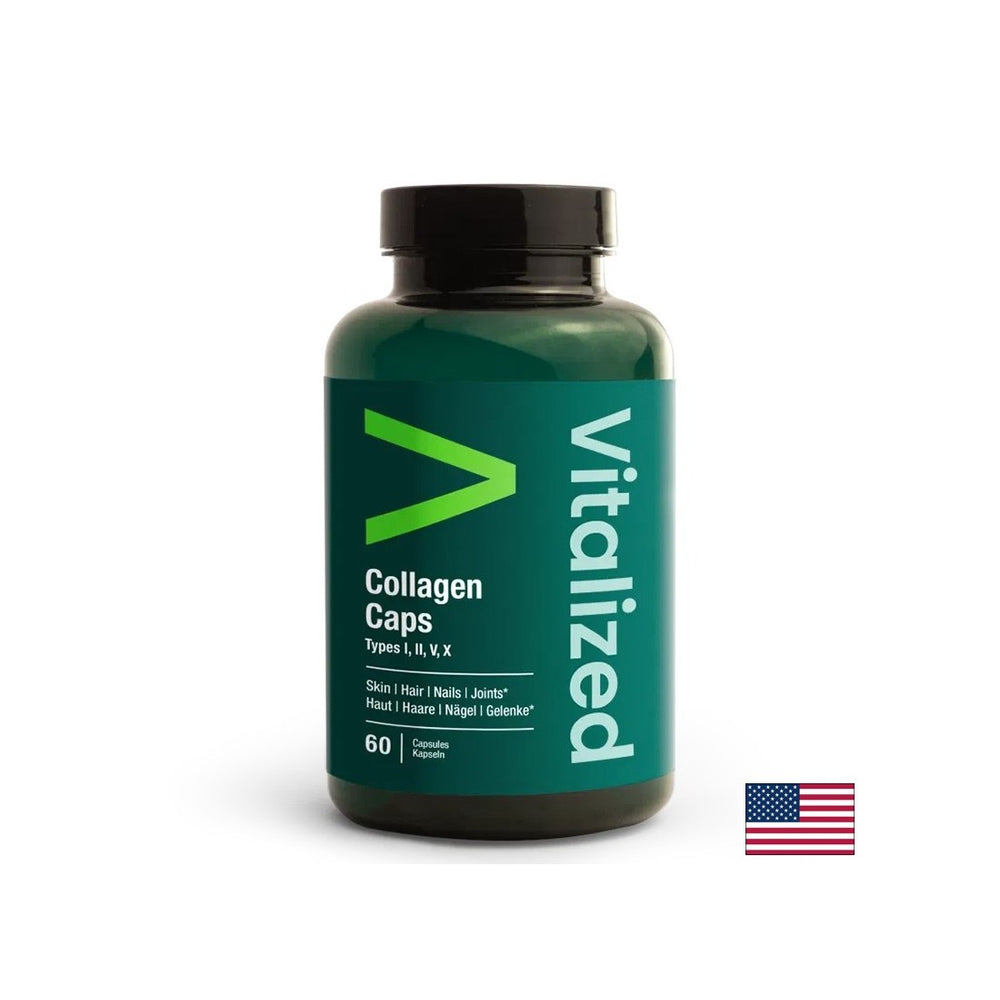 Beautiful skin - healthy joints - Marine collagen + egg membrane, eggshells, vitamin C and zinc, 60 capsules - Nutra Best Europe