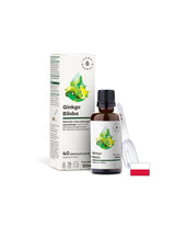 Circulation and brain function - Ginkgo Biloba, 50 ml Aura Herbals - Nutra Best Europe