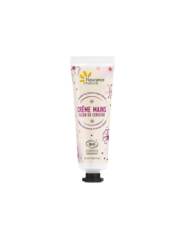 Hand cream with cherry blossom extract, Shea butter and Aloe Vera, 30 ml Fleurance Nature - Nutra Best Europe