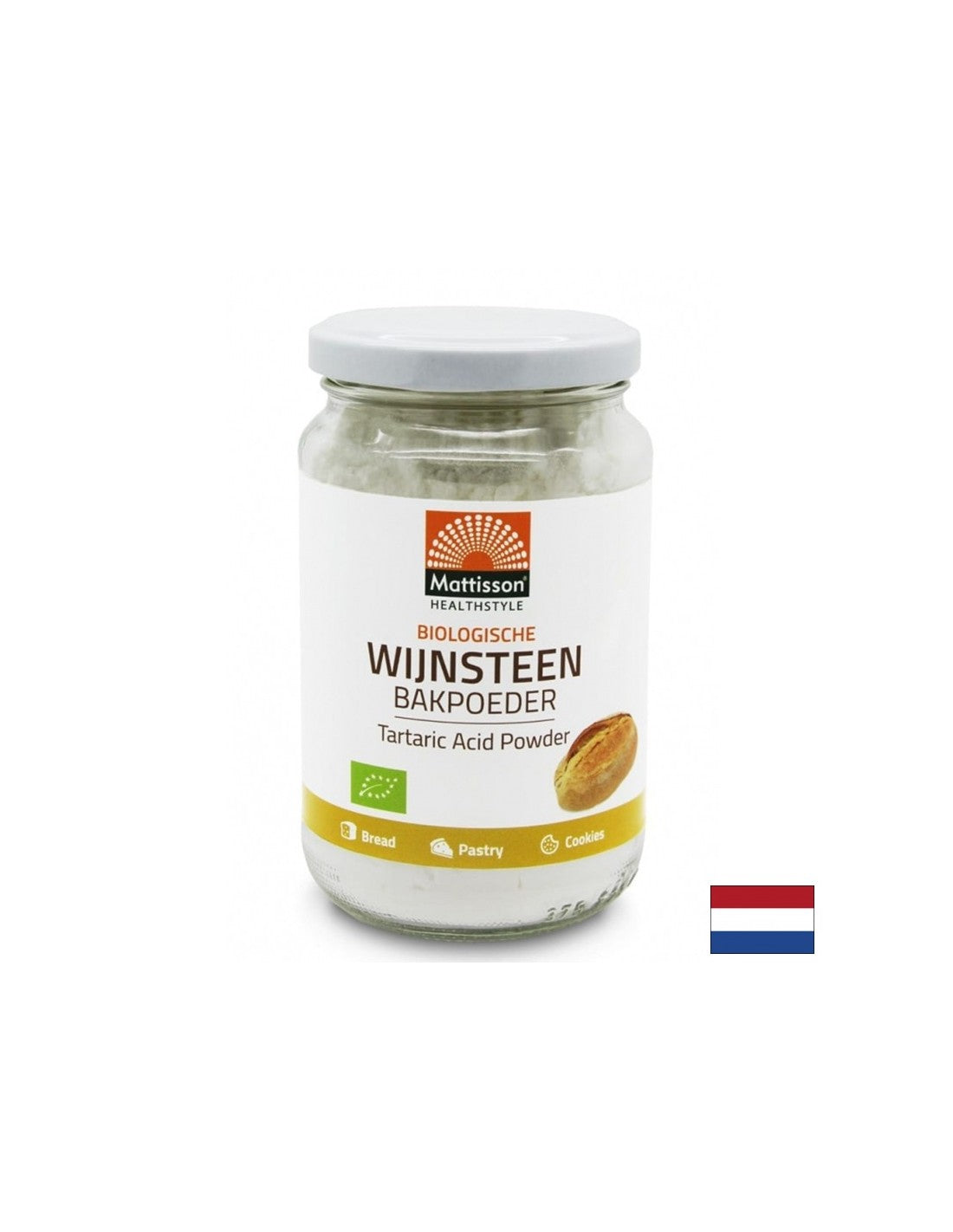 Cremotartar (potassium bitartrate) BIO, 180 g powder - Nutra Best Europe