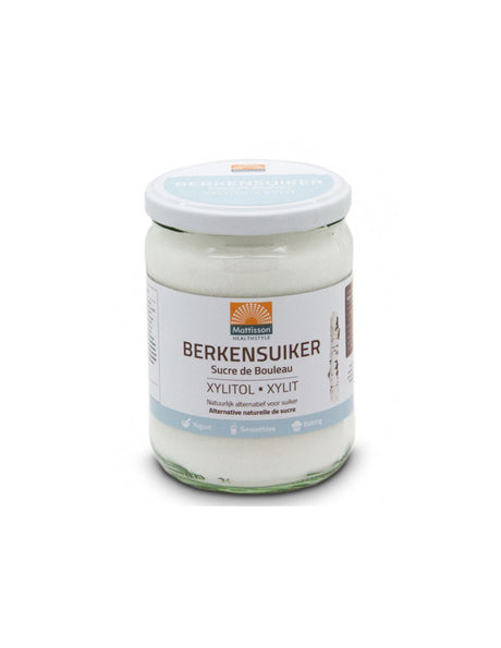 Xylitol (birch sugar), 400 g Mattisson Healthstyle - Nutra Best Europe