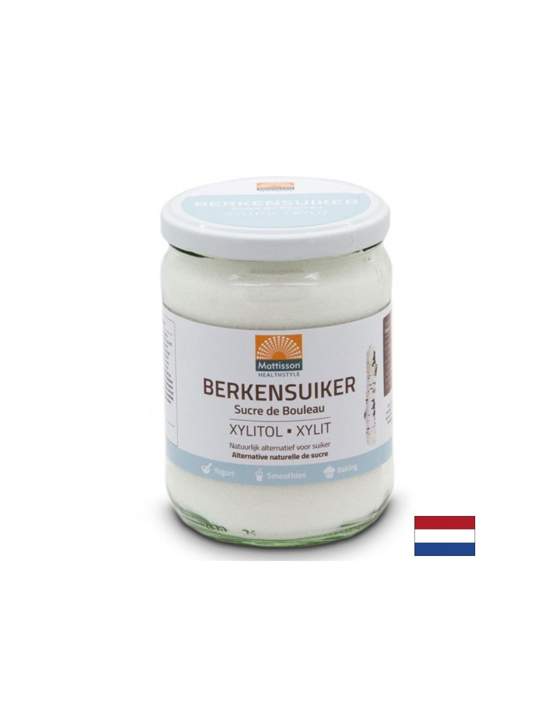 Xylitol (birch sugar), 400 g Mattisson Healthstyle - Nutra Best Europe