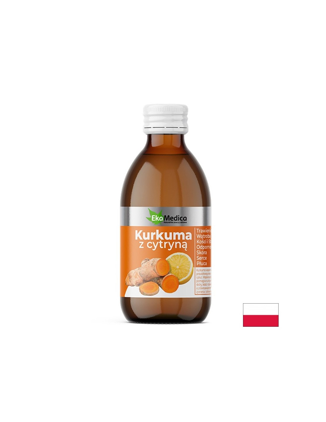 Turmeric + lemon juice, 250 ml EkaMedica - Nutra Best Europe