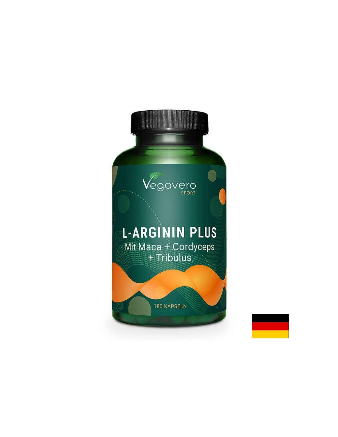 L-Arginine Plus Maca, Cordyceps and Tribulus - L-Arginine Plus (mit Maca, Cordyceps, Tribulus), 270 capsules Vegavero - Nutra Best Europe