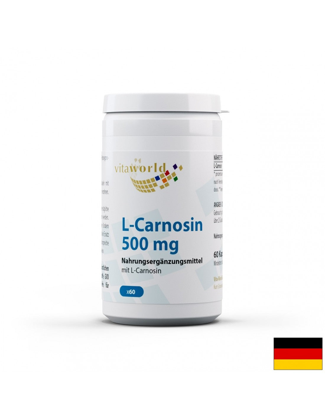 L-Carnosine / L-Carnosine 500 mg, 60 capsules - Nutra Best Europe