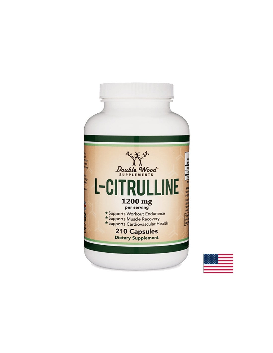 L-citrulline/ L-citrulline, 210 capsules Double Wood - Nutra Best Europe