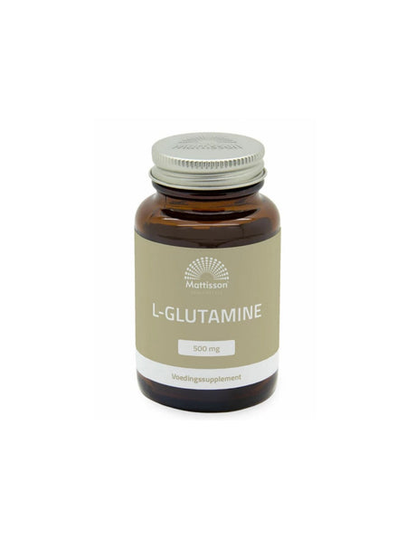 Immunity and muscle function - L-Glutamine, 500 mg x 90 capsules - Nutra Best Europe
