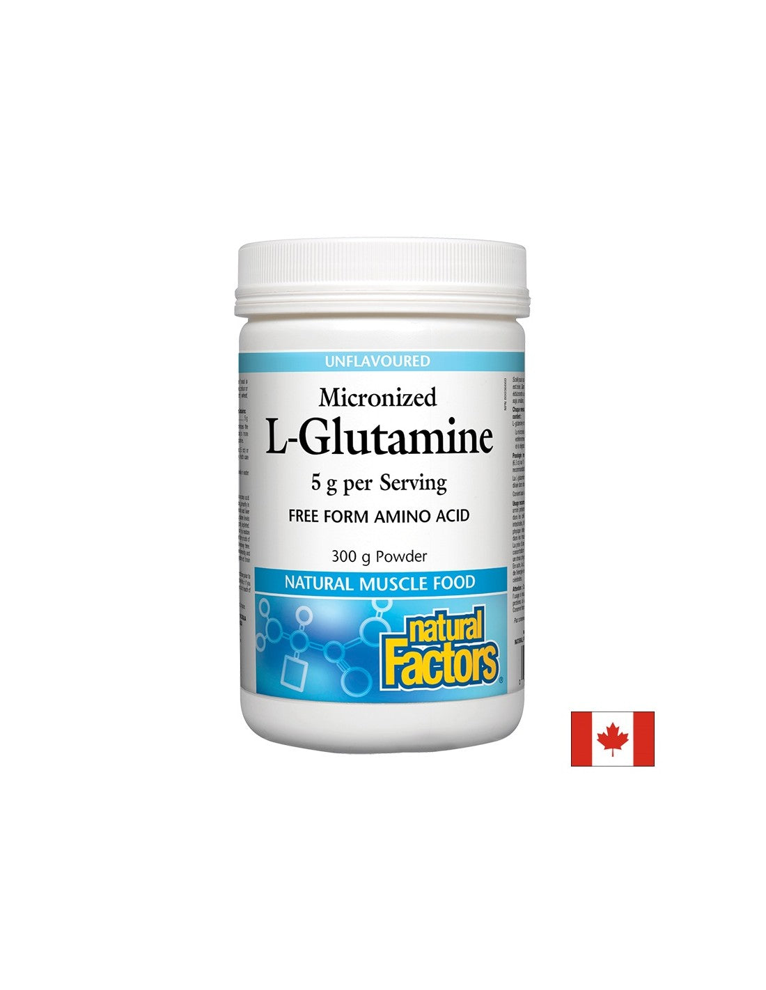 Micronized L-Glutamine - 300 grams - Nutra Best Europe