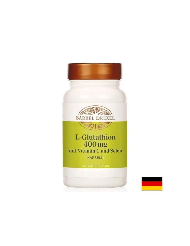 L-глутатион с витамин C и селен - За детокс и антиоксидантна защита, 60 капсули - Nutra Best Europe