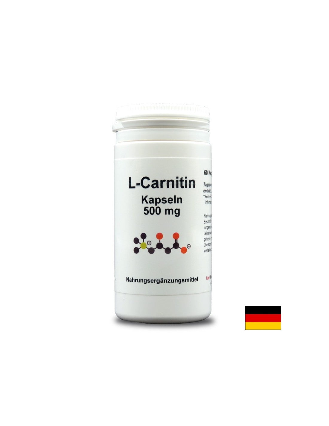 L-Carnitine, 500 mg x 60 capsules - Nutra Best Europe