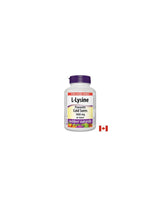 L-Lysine/ L-Lysine 1000 mg x 60 tablets Webber Naturals - Nutra Best Europe