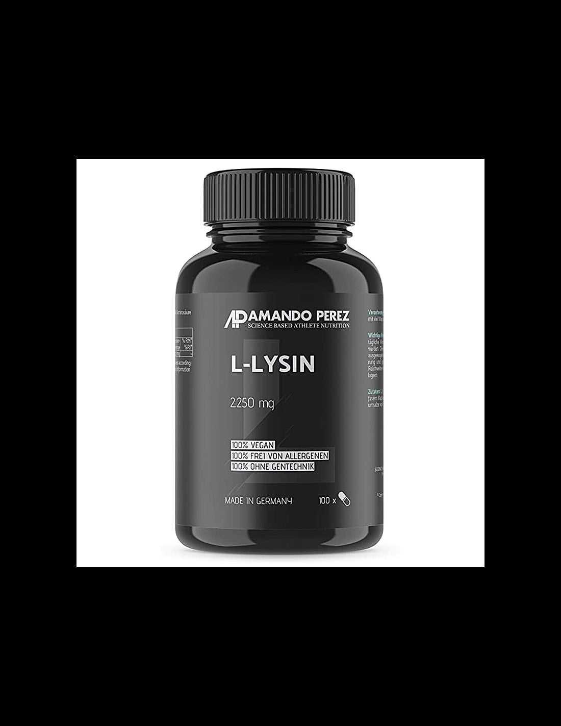 L-Lysin / L-lysine, 100 capsules - Nutra Best Europe