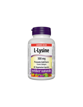 L-Lysine 500 mg - L-lysine – Immune system, 60 capsules - Nutra Best Europe
