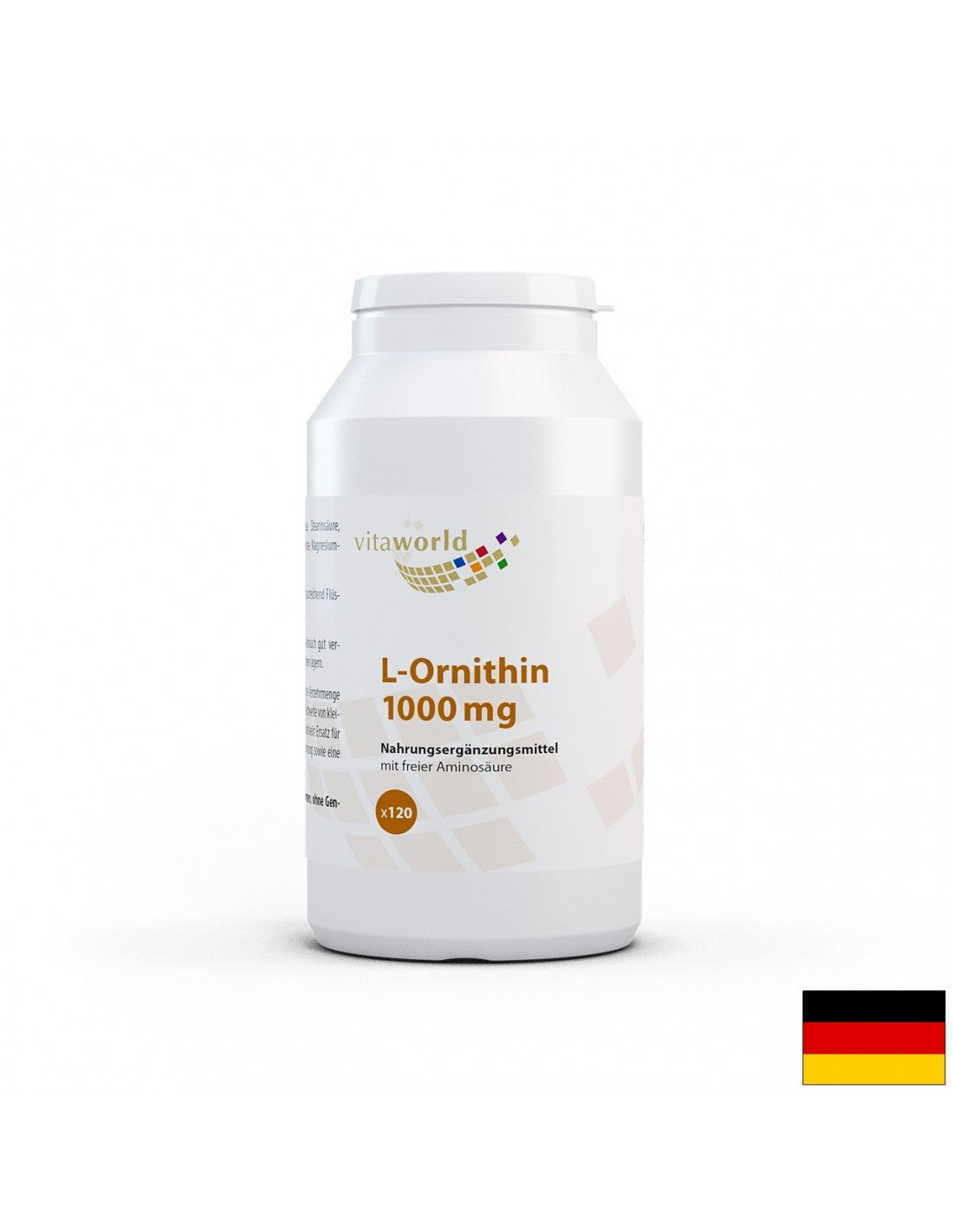 L-Ornithine / L-Ornithine 1000 mg, 120 tablets - Nutra Best Europe