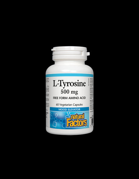 L-Tyrosine 500 mg - 60 capsules - Nutra Best Europe