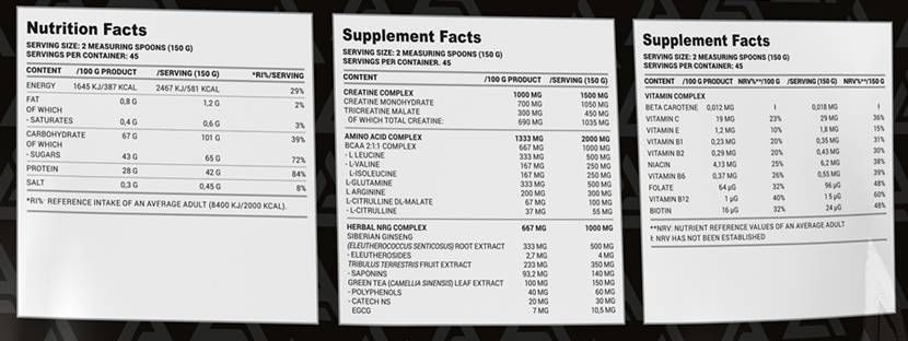 LA Gainer | High-Protein Mass Gainer with Creatine & Men's Herbal Complex - 6800 grams - Nutra Best Europe