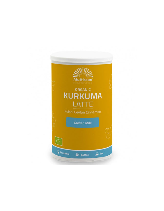 Latte Turmeric with Reishi and Ceylon Cinnamon Bio, 160 g - Nutra Best Europe