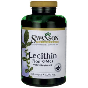 Lecithin Non-GMO 1200 mg 180 Gel capsules - Nutra Best Europe