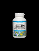 Flaxseed Oil - Flaxseed Oil 1000 mg, 90 softgel capsules Natural Factors - Nutra Best Europe