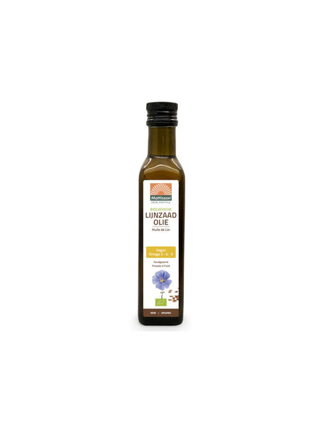 Linseed oil (cold pressed, organic), 250 ml - Nutra Best Europe