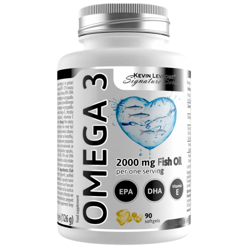 Levrone Omega 3 / Fish Oil - 90 Gel capsules - Nutra Best Europe