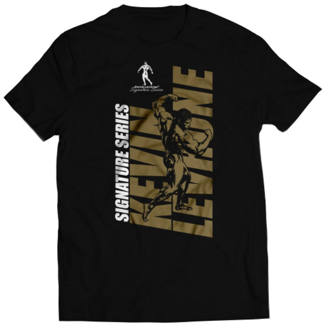 Kevin Levrone T-Shirt | Black-Gold - Nutra Best Europe