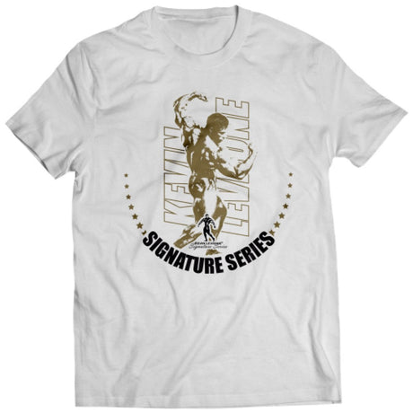 Kevin Levrone T-Shirt | White-Gold - Nutra Best Europe