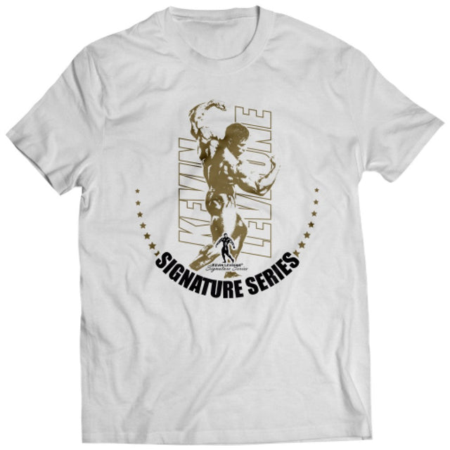 Kevin Levrone T-Shirt | White-Gold - Nutra Best Europe