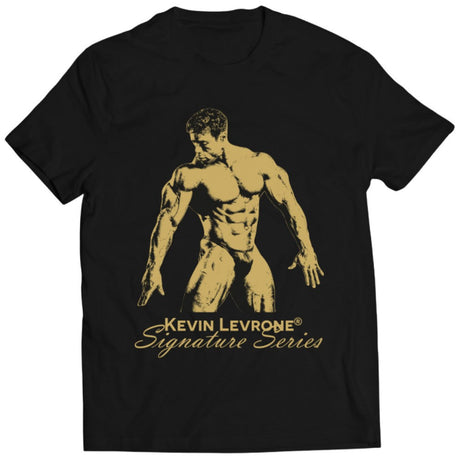 Levrone T-Shirt | Black-Gold - Nutra Best Europe