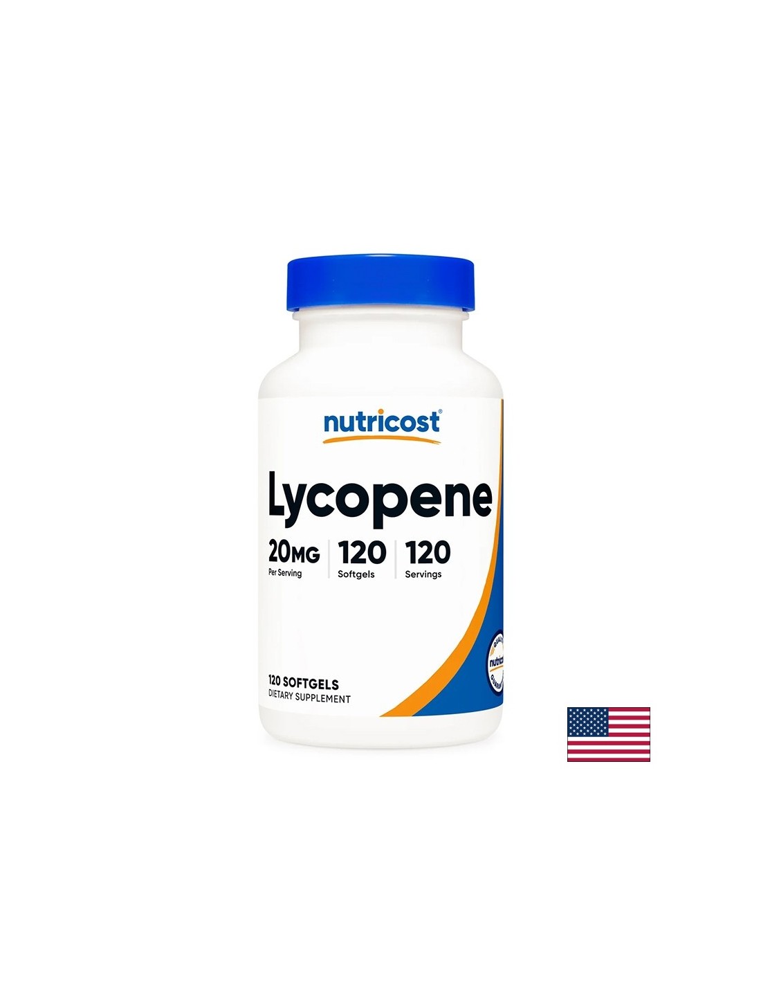 Lycopene and Vitamin E - Cellular Protection and Antioxidant Activity, 20 mg x 120 softgel capsules - Nutra Best Europe