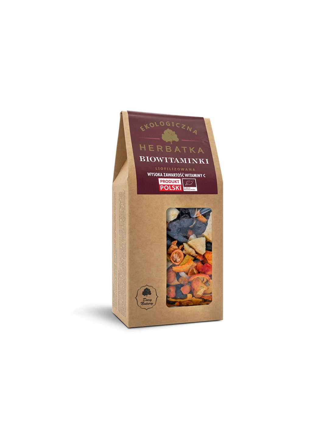 Lyophilized tea from fruits and herbs Bio, 80 g Dary Natury - Nutra Best Europe