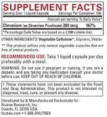 Lipo 6 / Chromium 100 Gel capsules - Nutra Best Europe