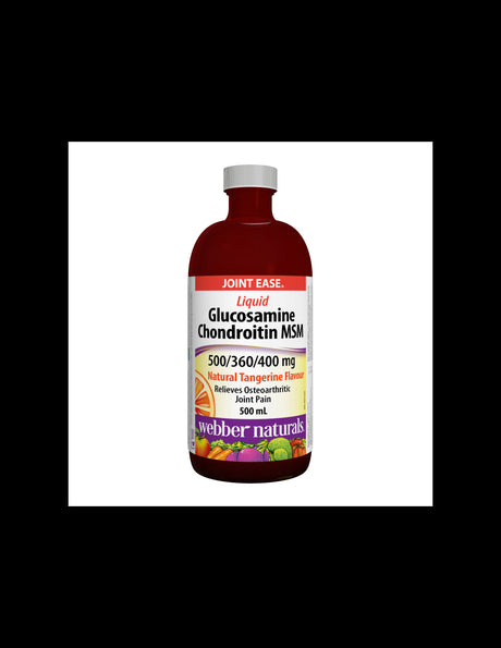 Liquid Glucosamine Chondroitin MSM - Liquid glucosamine, chondroitin and MSM, 500 ml, orange and mandarin flavor - Nutra Best Europe