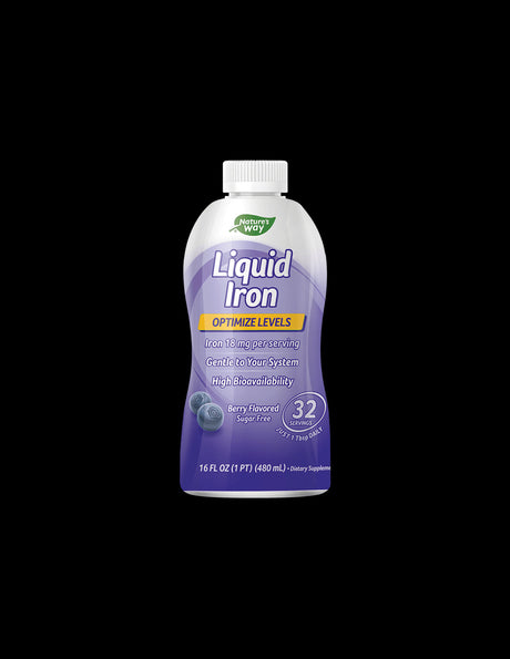 Liquid Iron - Liquid iron (blueberry flavor), 480 ml Nature's Way - Nutra Best Europe