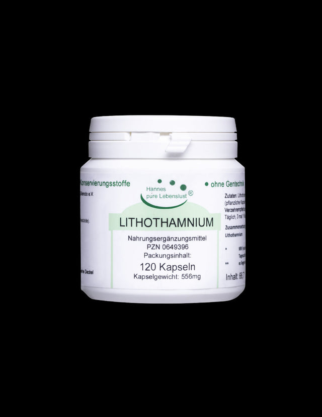 Lithothamnium - Lithothamnium (red algae), 120 capsules - Nutra Best Europe
