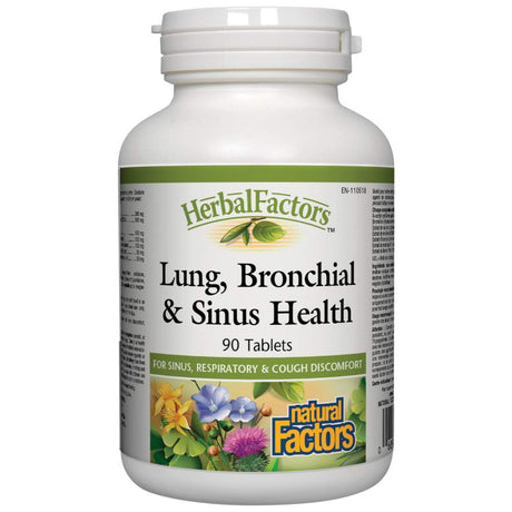 Lung, Bronchial and Sinus Health 650 mg 45 Tablets - Nutra Best Europe
