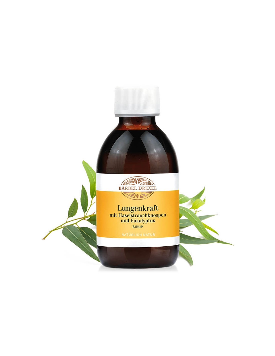 Lungenkraft mit Haselstrauchknospen und Eukalyptus / Herbal syrup for the respiratory system, 200 ml Bärbel Drexel - Nutra Best Europe