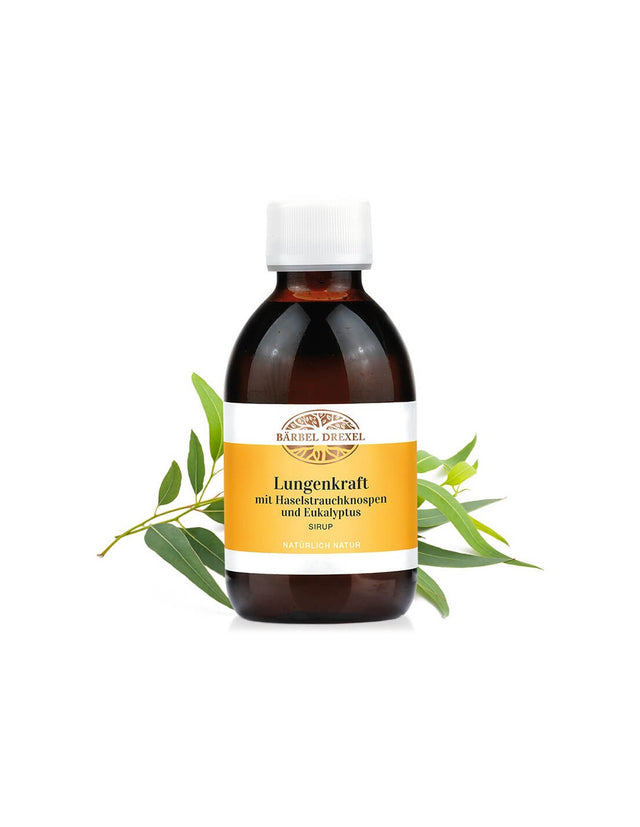Lungenkraft mit Haselstrauchknospen und Eukalyptus / Herbal syrup for the respiratory system, 200 ml Bärbel Drexel - Nutra Best Europe